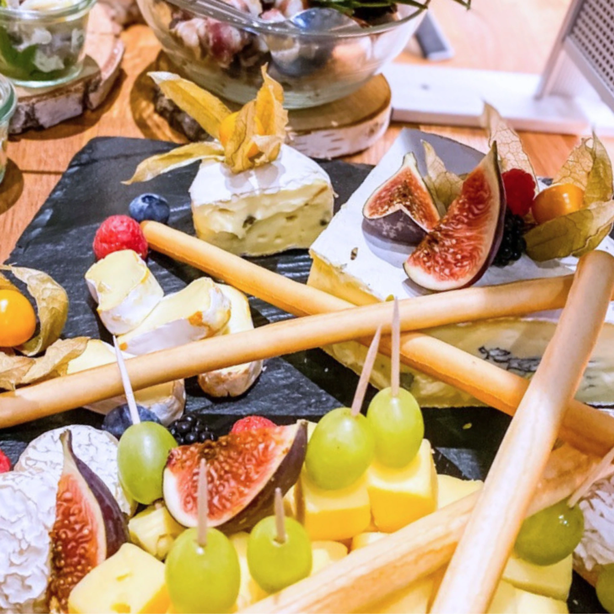Käse und Obst Platte vom Sonntagsspecial